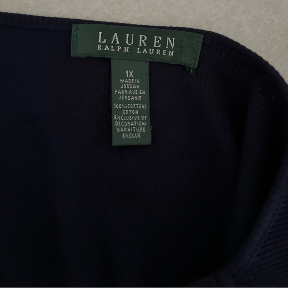 Ralph Lauren Navy Blue Embellished Tank Top - Picture 4 of 4